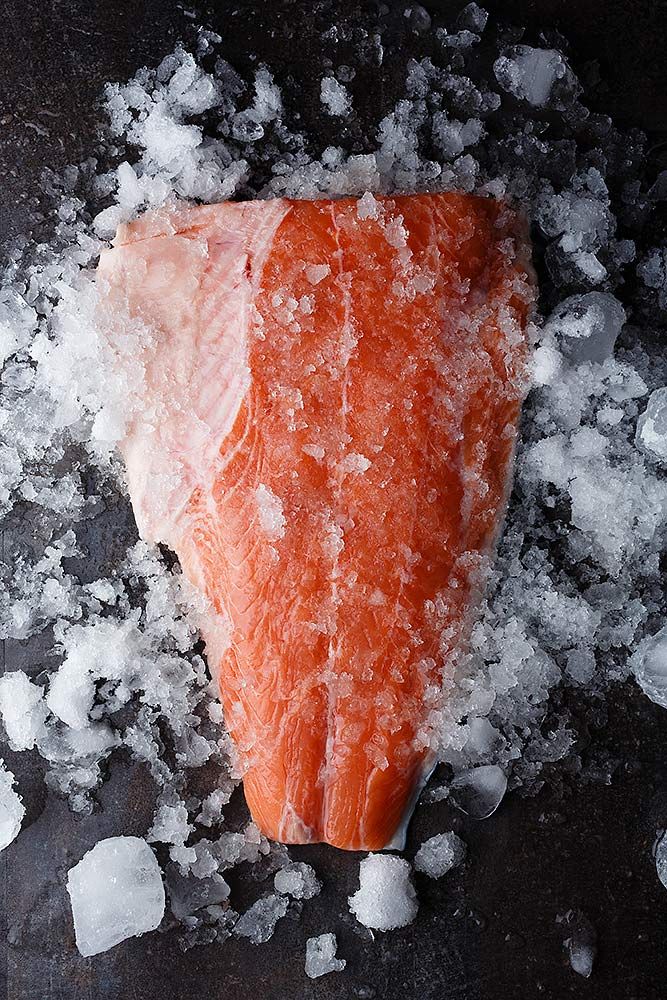 Salmón fresco seleccionado